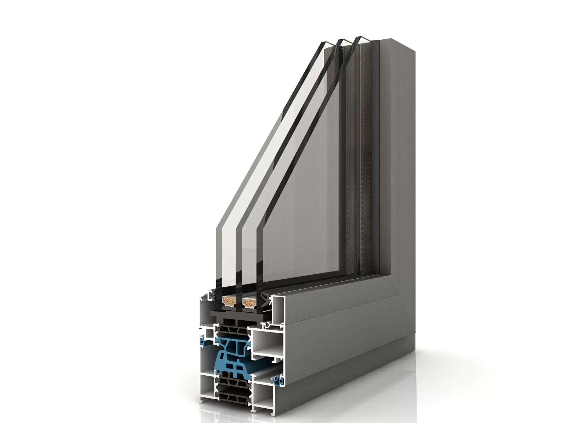 Perfil de puertas y ventanas de aluminio PRO LWD575