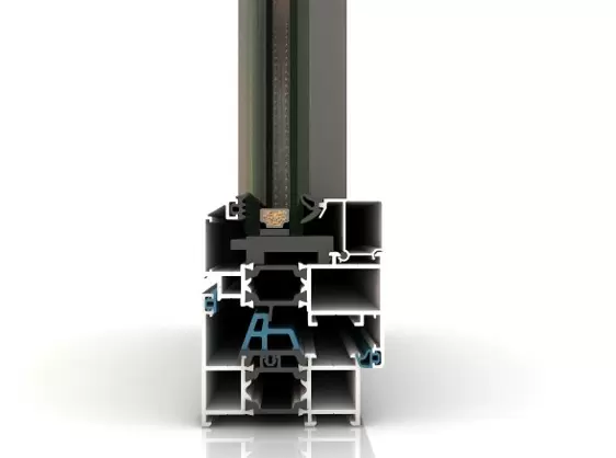 Perfil de puertas y ventanas de aluminio LWD565