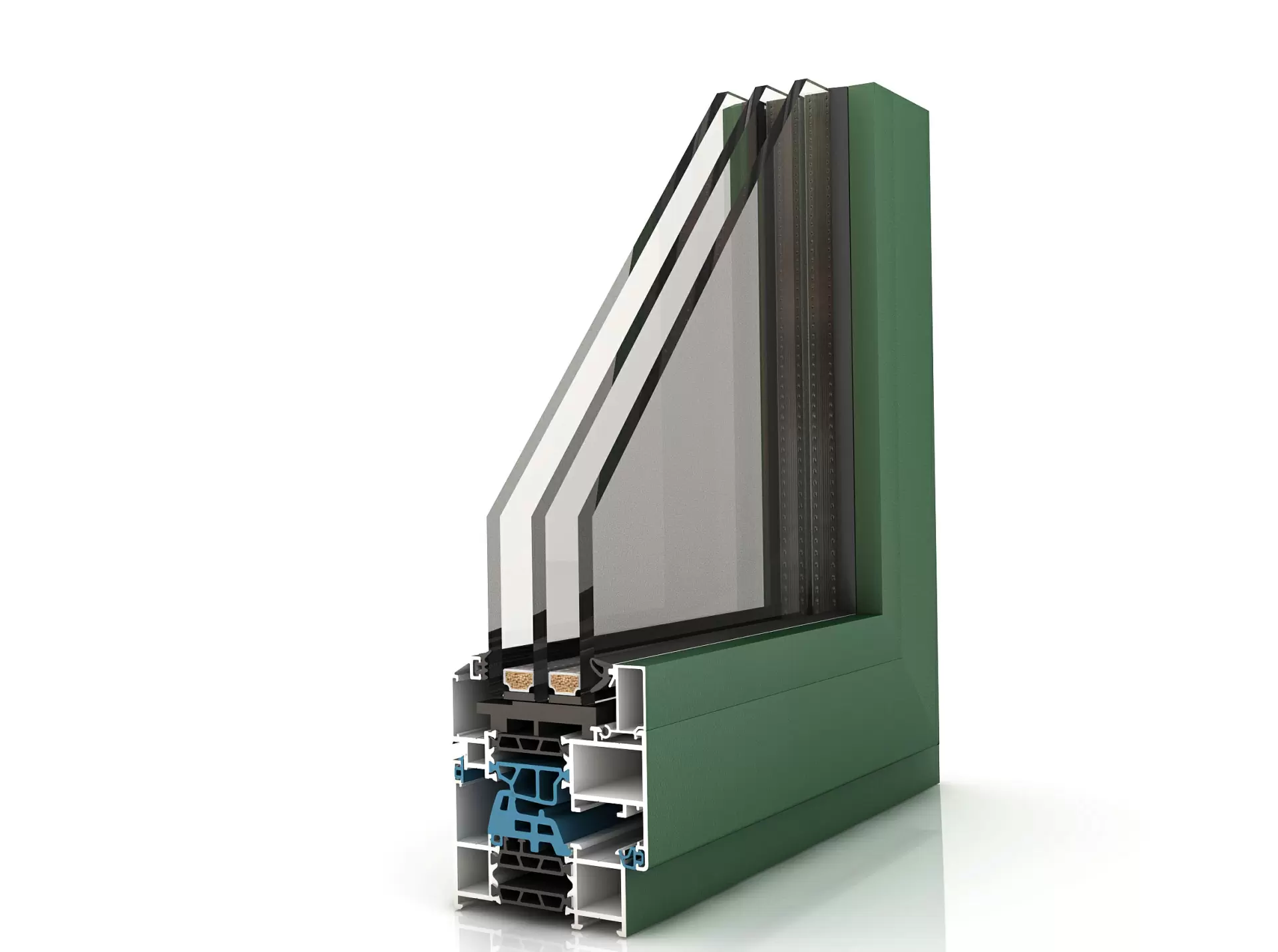 PRO LWD575W/A/F Perfil para puertas y ventanas de aluminio