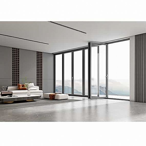 Puerta plegable de aluminio TG70