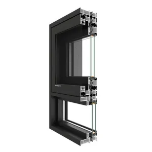 Ventana de aluminio TG115 con pantalla integrada