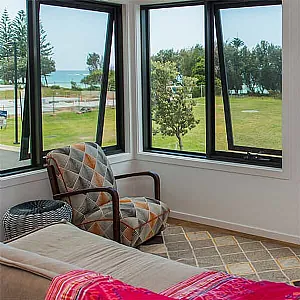 Ventana de toldo de aluminio TGT70